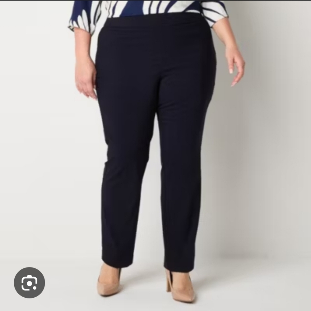 Liz Claiborne Blue and Black Jumpsuit Elegant Design